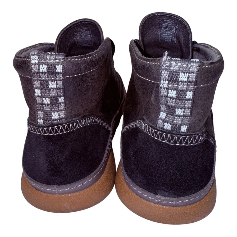 Chaco Montrose Gray Leather Java Chukka Boots Men's Size 8.5